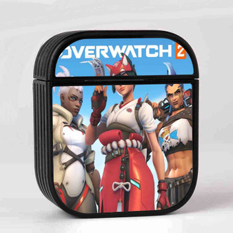 Overwatch 2 Games Case for AirPods Sublimation Hard Plastic Glossy