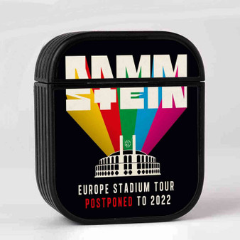 Rammstein Europe Tour 2022 Case for AirPods Sublimation Hard Plastic Glossy