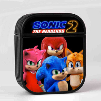 Sonic the Hedgehog 2 Case for AirPods Sublimation Hard Plastic Glossy