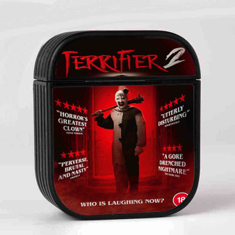 Terrifier 2 Movie Case for AirPods Sublimation Hard Plastic Glossy