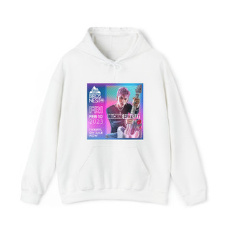 Machine Gun Kelly 2023 Tour Cotton Polyester Unisex Heavy Blend Hooded Sweatshirt Hoodie