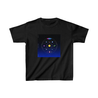 Coldplay Music of The Spheres Kids T-Shirt Unisex Clothing Heavy Cotton Tee