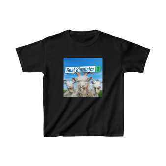 Goat Simulator 3 Kids T-Shirt Unisex Clothing Heavy Cotton Tee
