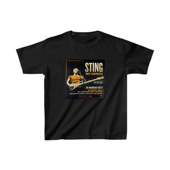 Sting 2023 Tour Kids T-Shirt Unisex Clothing Heavy Cotton Tee