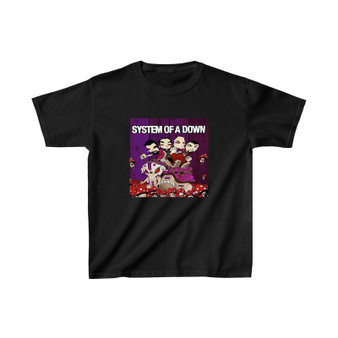 System of a Down Mushroom Kids T-Shirt Unisex Clothing Heavy Cotton Tee