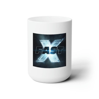 Fast X White Ceramic Mug 15oz Sublimation With BPA Free