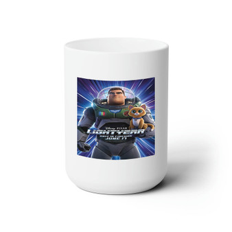 Lightyear Movie White Ceramic Mug 15oz Sublimation With BPA Free