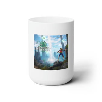 One Piece Odyssey White Ceramic Mug 15oz Sublimation With BPA Free