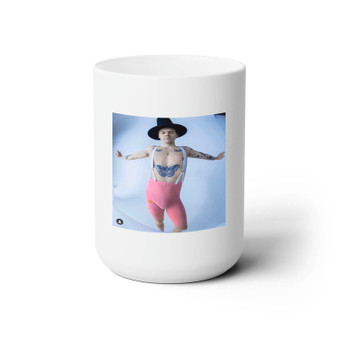 Pilgrim Harry Styles White Ceramic Mug 15oz Sublimation With BPA Free