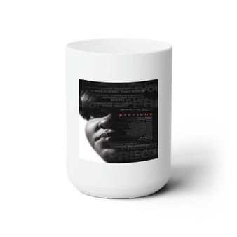 Precious Movie 3 White Ceramic Mug 15oz Sublimation With BPA Free