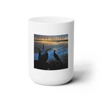 Roxy Music Tour 3 White Ceramic Mug 15oz Sublimation With BPA Free