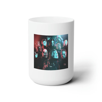 Slipknot We Are Not Your Kind White Ceramic Mug 15oz Sublimation With BPA Free