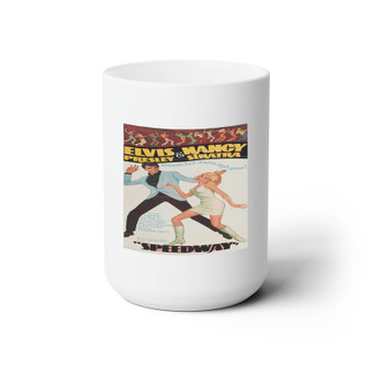 Speedway Movie 2 White Ceramic Mug 15oz Sublimation With BPA Free