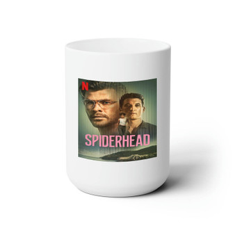 Spiderhead White Ceramic Mug 15oz Sublimation With BPA Free