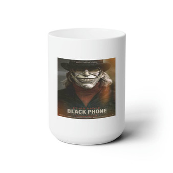 The Black Phone White Ceramic Mug 15oz Sublimation With BPA Free