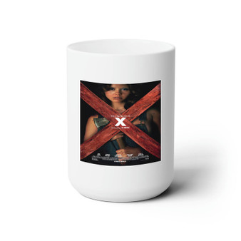 X Movie White Ceramic Mug 15oz Sublimation With BPA Free