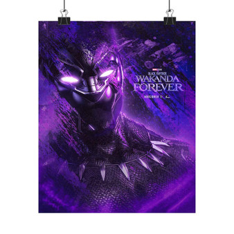 Black Panther Art Print Satin Silky Poster for Home Decor