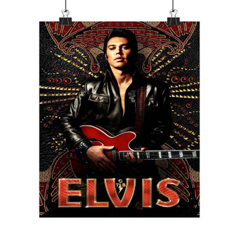 Elvis Poster Art Print Satin Silky Poster for Home Decor