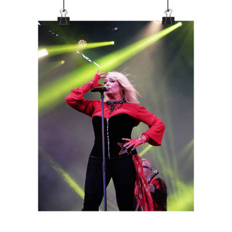 Kim Wilde Art Print Satin Silky Poster for Home Decor