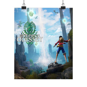 One Piece Odyssey Art Print Satin Silky Poster for Home Decor