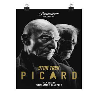 Star Trek Picard Art Print Satin Silky Poster for Home Decor