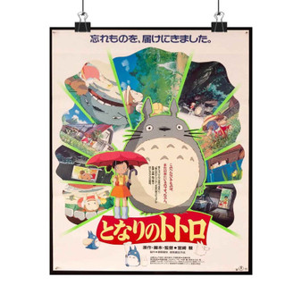 Studio Ghibli Art Print Satin Silky Poster for Home Decor