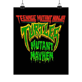 Teenage Mutant Ninja Turtles Mutant Mayhem Art Print Satin Silky Poster for Home Decor