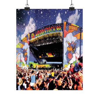 Woodstock 99 Art Print Satin Silky Poster for Home Decor