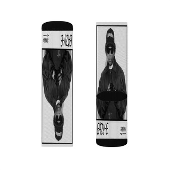 Eazy E Polyester Sublimation Socks Unisex Regular Fit White