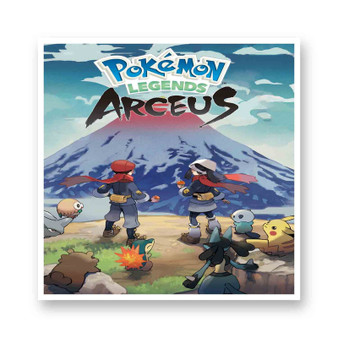 Pokemon Legends Arceus White Transparent Vinyl Glossy Kiss-Cut Stickers