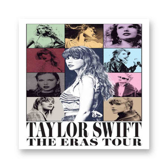 Taylor Swift The Eras Tour 2022 White Transparent Vinyl Glossy Kiss-Cut Stickers