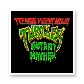 Teenage Mutant Ninja Turtles Mutant Mayhem White Transparent Vinyl Glossy Kiss-Cut Stickers