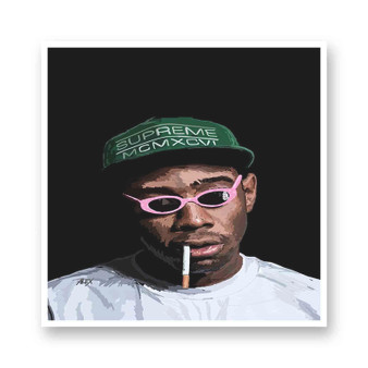 Tyler the Creator White Transparent Vinyl Glossy Kiss-Cut Stickers