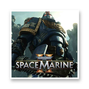 Warhammer 40 K Space Marine White Transparent Vinyl Glossy Kiss-Cut Stickers