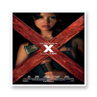 X Movie White Transparent Vinyl Glossy Kiss-Cut Stickers
