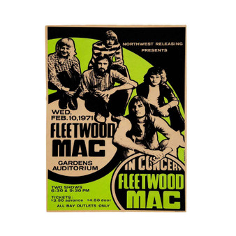 Fleetwood Mac Vintage Concert Polyester Bedroom Family Velveteen Plush Blanket