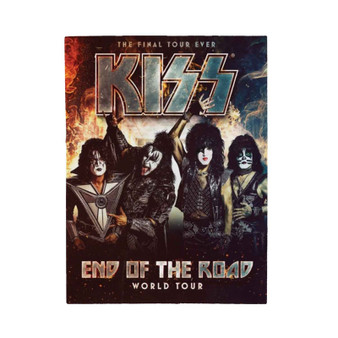 Kiss End of the Road World Tour Polyester Bedroom Family Velveteen Plush Blanket