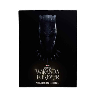 Rihanna Born Again Black Panther Wakanda Forever Polyester Bedroom Family Velveteen Plush Blanket