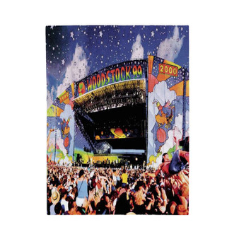 Woodstock 99 Polyester Bedroom Family Velveteen Plush Blanket