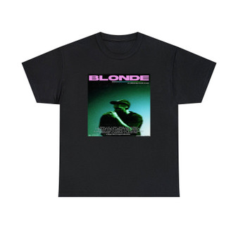 Frank Ocean Blonde Album Classic Fit Unisex Heavy Cotton Tee T-Shirts Crewneck