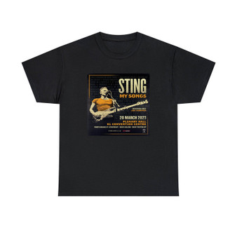 Sting 2023 Tour Classic Fit Unisex Heavy Cotton Tee T-Shirts Crewneck