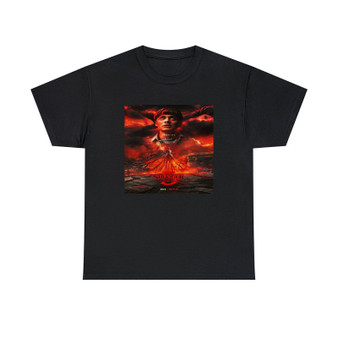 Stranger Things 5 Classic Fit Unisex Heavy Cotton Tee T-Shirts Crewneck