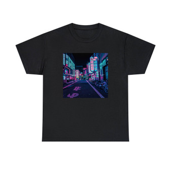Tokyo A Neon Wonderland Classic Fit Unisex Heavy Cotton Tee T-Shirts Crewneck