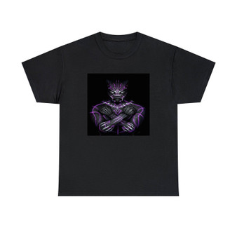 Wakanda Forever Black Panther Classic Fit Unisex Heavy Cotton Tee T-Shirts Crewneck