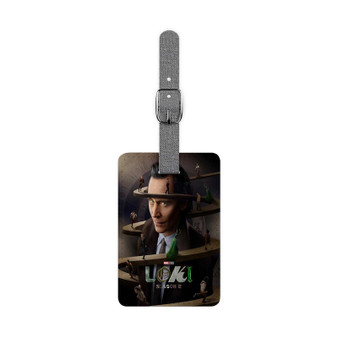 Loki Season 2 Saffiano Polyester Rectangle White Luggage Tag