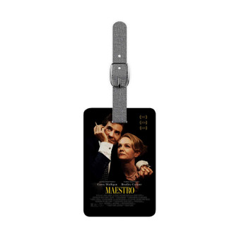 Maestro Movie Saffiano Polyester Rectangle White Luggage Tag