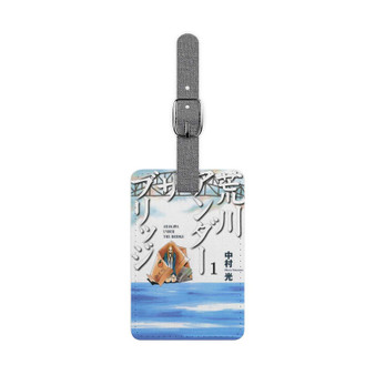 Arakawa Under the Bridge Saffiano Polyester Rectangle White Luggage Tag