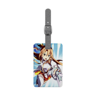Asuna Sword Art Online Saffiano Polyester Rectangle White Luggage Tag
