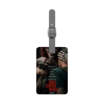 Evil Dead Rise Movie Saffiano Polyester Rectangle White Luggage Tag