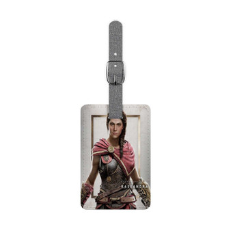 Kassandra Assassin s Creed Odyssey Saffiano Polyester Rectangle White Luggage Tag